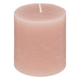 Lumanare rustica "Olia" - Roz deschis, 220 g - Atmosphera