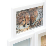 Decoratiune de perete, rama foto plastic alb 9 poze cali - Atmosphera