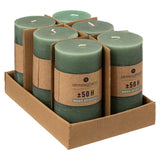 Lumanare rustica "Olia" - Verde eucalipt, 445 g - Atmosphera