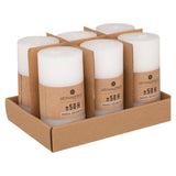 Lumanare rustica "Olia" - Alb, 445 g - Atmosphera