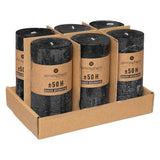 Lumanare rustica "Olia" - Negru, 445 g - Atmosphera