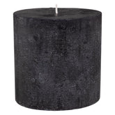 Lumanare rustica "Olia" - Negru, 663 g - Atmosphera