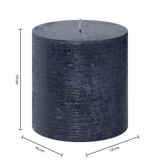 Lumanare rustica "Olia" - Negru, 663 g - Atmosphera