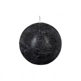 Lumanare sferica rustica "Olia" - Negru, 445 g - Atmosphera