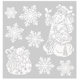 Sticker geam cu sclipici, 31,5 cm, asortat | Atmosphera