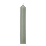 Lumanare betisor, 10 bucati - Verde eucalipt, 45 g - Atmosphera
