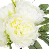 Floare decorativa, tufa bujori 4 capete - Atmosphera
