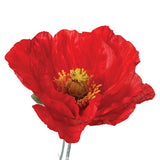 Floare decorativa, mac 1 cap H70 cm - Atmosphera