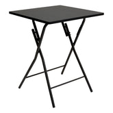 Mobilier depozitare, masa plianta 60x60cm negru - Five