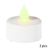 Lumanare tip pastila LED, 2 bucati - Alb, 190 g - Atmosphera