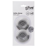 Set 2 gratar chiuveta inox - Five