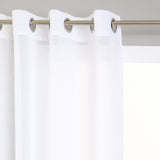Perdea voal etamina alb 140 x 240 cm - Atmosphera
