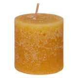 Lumanare rustica "Olia", 4 bucati - Galben, 60 g - Atmosphera