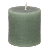 Lumanare rustica "Olia", 4 bucati - Verde eucalipt, 60 g - Atmosphera