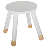 Taburet dulce alb - Atmosphera For Kids
