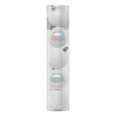 Set 5 globuri, D 5 cm, albe | Atmosphera