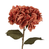 Floare decorativa, tulpina hortensie pruna gypsy H83 cm - Atmosphera