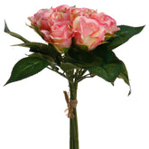 Buchet 9 trandafiri roz H24 cm - Atmosphera