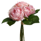 Buchet 9 trandafiri roz H30 cm - Atmosphera