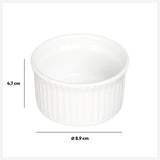Ramekin 9 ceramica alb - Five
