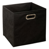 Cutie depozitare 31 x 31 cm negru simplu - Five