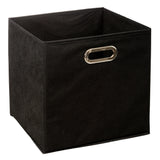 Cutie depozitare 31 x 31 cm negru simplu - Five