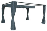 Pavilion de gradina din aluminiu ardezie Palmeira 4 x 3 m - Hesperide