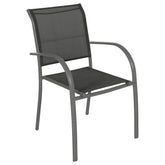 Mobilier exterior, fotoliu piazza grafit/antracit - Hesperide