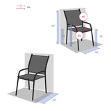 Mobilier exterior, fotoliu piazza grafit/antracit - Hesperide