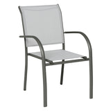 Scaun de gradina Piazza Galet & Graphite - Hesperide