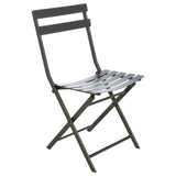 Scaun de gradina pliabil Greensboro Graphite - Hesperide