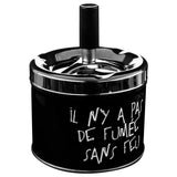 Scrumiera metal aaron D9,5 cm - Atmosphera