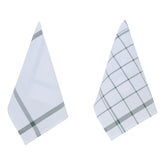 Set 2 verde kitchen towels 45 x 70 cm - Atmosphera