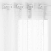 Perdea voal anissa alb 140 x 240 cm - Atmosphera