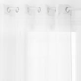Perdea voal moly alb 135 x 240 cm - Atmosphera