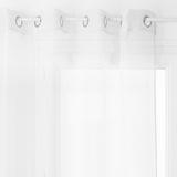 Perdea voal moly alb 135 x 240 cm - Atmosphera