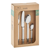 Set tacamuri inox 24 piese jungle - Secret de Gourmet