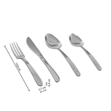 Set tacamuri inox 24 piese orba - Secret de Gourmet