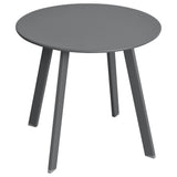 Mobilier gradina, masa laterala saona D50 cm grafit - Hesperide