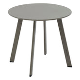 Masa de gradina rotunda Saona, stil cafenea, 50 x 45 cm, din otel - Hesperide