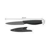 Cutit ceramic util negru 12.5 ab - Five