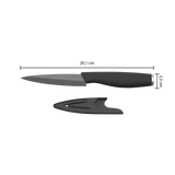Cutit ceramic curatare negru 10 ab - Five