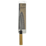 Cutit Santoku Black Bamboo, otel inoxidabil, maner bambus