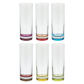 Set pahare inalt set 6 colori eau 31 cl - Secret de Gourmet