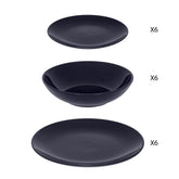 Tacam, 18 piese set colorama albastru - Secret de Gourmet