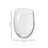 Set pahare jos orpea 36 cl - Secret de Gourmet