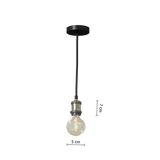 Corp de iluminat, nyl auriu metal lampa pandant D5 cm - Atmosphera