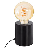 Corp de iluminat, saba negru baza lampa H10,5 cm - Atmosphera
