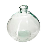 Decor pentru casa, rotund recyc sticla clara D33 cm - Atmosphera