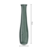 Decor pentru casa, lung recyc sticla kaki H80 cm - Atmosphera